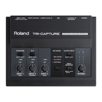 ROLAND UA-33  Interface de áudio USB com 03 entradas e saídas 
