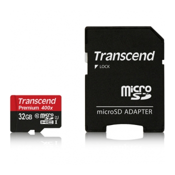 TRANSCEND MSDHC 60M 32G Cartão de memória Micro SDHC Classe 10 60Mb/s - foto 3