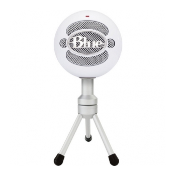 Microfone de mesa com cabo USB condensador  BLUE SNOWBALL ICE BC 