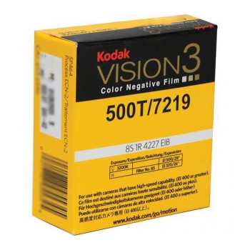 KODAK 7219/161S Filme 16mm negativo colorido com 100" VISION3 500T