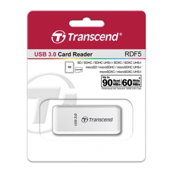 TRANSCEND RDF5  Leitor de cartão SDHC e Micro SDHC USB 3.0  - foto 4