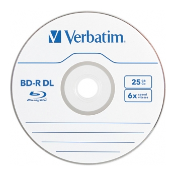 VERBATIM BDL-R 50GB  Mídia Blu-Ray 50Gb de 6x lisa dual layer  - foto 2