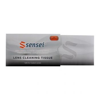Lenço de papel para limpeza de lentes de foto e vídeo SENSEI LCTP-100