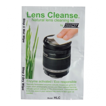 Lenço umedecido para limpeza de lentes de foto e vídeo HOODMAN HL-C12