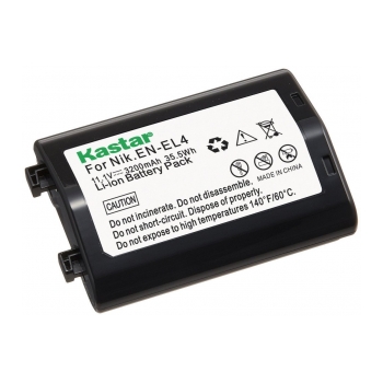 Bateria de alta capacidade para  Nikon KASTAR EN-EL4 