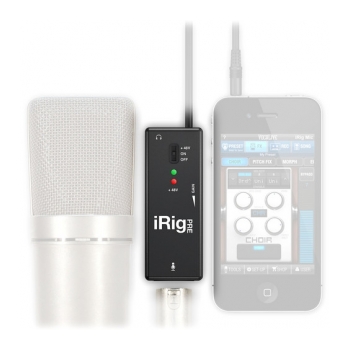 IK MULTIMEDIA IRIG PRE Interface para microfone em Iphone, Ipod e Ipad  - foto 4