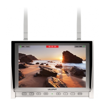 LILLIPUT 339/DW Monitor LCD colorido de 7" com entrada HDMI e receptor wireless - foto 1