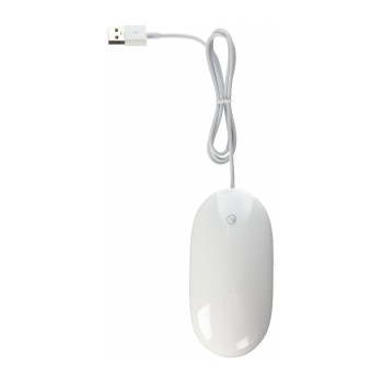 APPLE MB112LL/B Mouse branco com fio e scroll