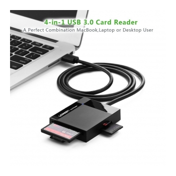 UGREEN 30-333 Leitor de cartão universal USB 3.0 - foto 5