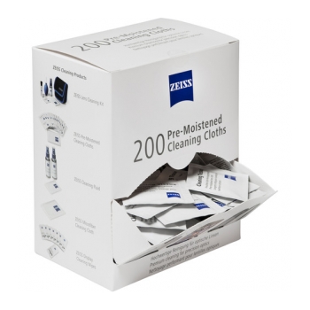 Lenço de umedecido para limpeza de lentes de foto e vídeo ZEISS CX-200