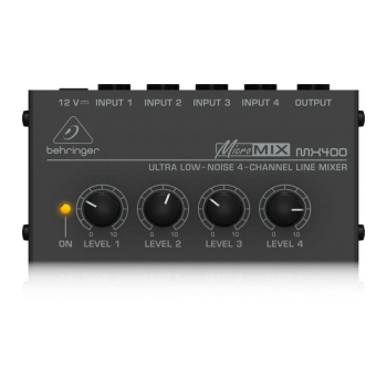 BEHRINGER MX-400 Mixer de áudio compacto com 04 canais - foto 2