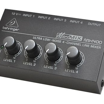 BEHRINGER MX-400 Mixer de áudio compacto com 04 canais - foto 5