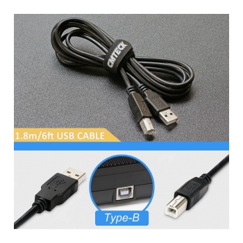 CMTECK CM-001 Microfone de mesa com cabo USB para conferência - foto 7
