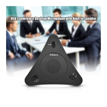 AIBECY AY-360 Microfone de mesa com cabo USB para conferência - foto 5