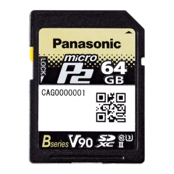 Cartão de memória Micro P2 série B 64Gb PANASONIC AJ-P2M064BG