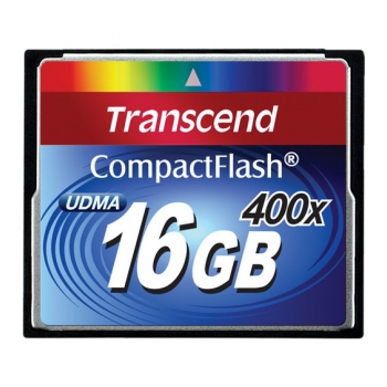 Cartão de memória Compactflash UDMA TRANSCEND CF 400X 16GB 