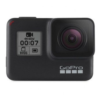 GO PRO HERO 7 BLACK Câmera de ação 4K para esportes Micro SD