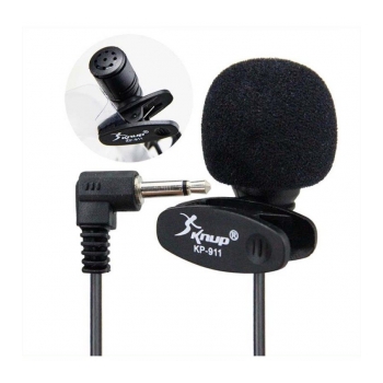 KNUP KP-911 Microfone de lapela com cabo P2 para youtubers - foto 2