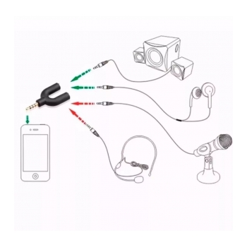 GB P2-P3  Plug adaptação P2 para P3 para fone e microfone em cel - foto 6