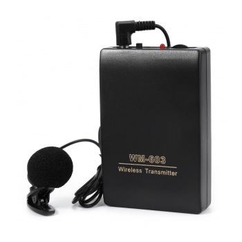ARVORE WR-603 Microfone de lapela sem fio FM - foto 3