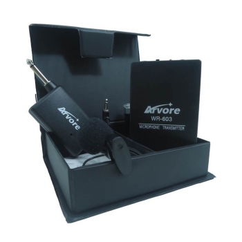 ARVORE WR-603 Microfone de lapela sem fio FM - foto 4