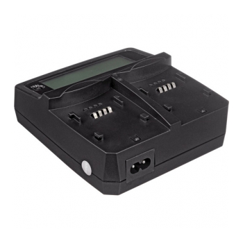 WATSON D-4203 Carregador de bateria duplo para série NPF com AC USB - foto 2