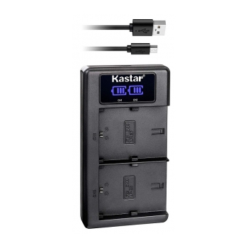 Carregador de bateria duplo digital para Canon LP-E6 KASTAR CB-LPE6