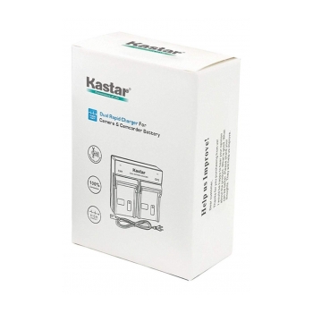KASTAR LCD-1002 Carregador de bateria duplo para série NPF - foto 3