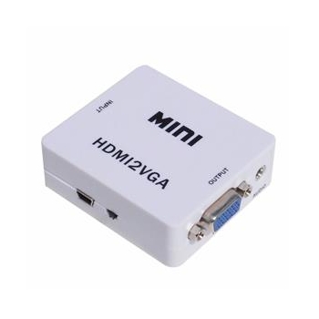 Conversor de mídia HDMI para VGA com saída de áudio P2 GB MINI HDMI2VGA