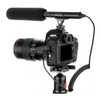 POLSEN SCL-1075 Microfone direcional com cabo P2 para filmadora e DSLR - foto 2