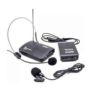 SHIYA WM-368 Microfone de lapela e headset sem fio