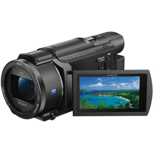 Filmadora 4K com 1CCD Ultra HD SDHC SONY FDR-AX53
