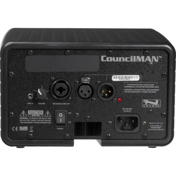 ANCHOR AUDIO CM-6W  Sistema de microfone gooseneck sem fio para conferência - foto 7