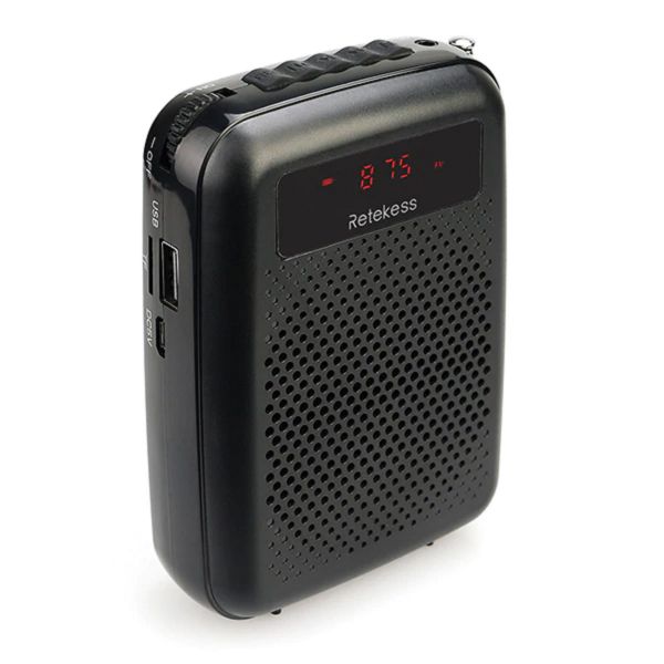 RETEKESS PR-16R Amplificador de voz professor com bateria integrada 12W - foto 4