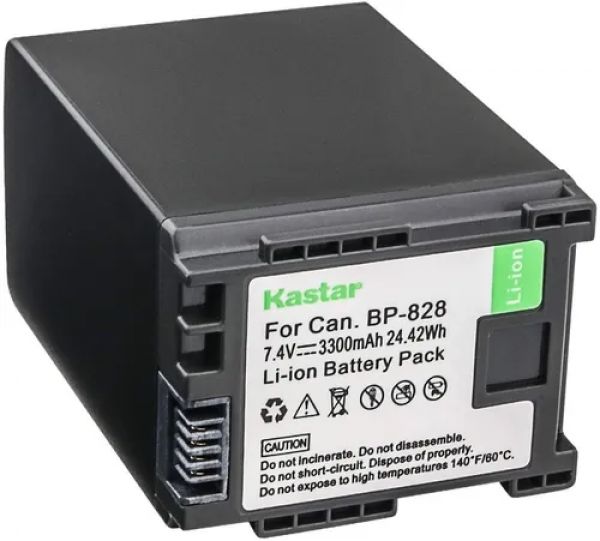 KASTAR BP-828 Bateria de alta capacidade para Canon - foto 4