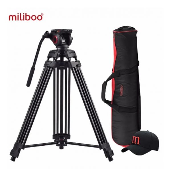 MILIBOO MTT601A Tripé de câmera com cabeça hidráulica - foto 1
