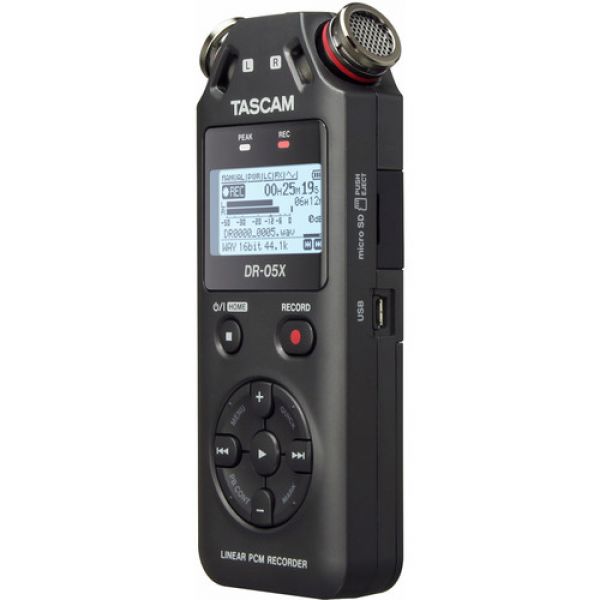 TASCAM DR-05X Gravador de voz digital com slot Micro SD - foto 2