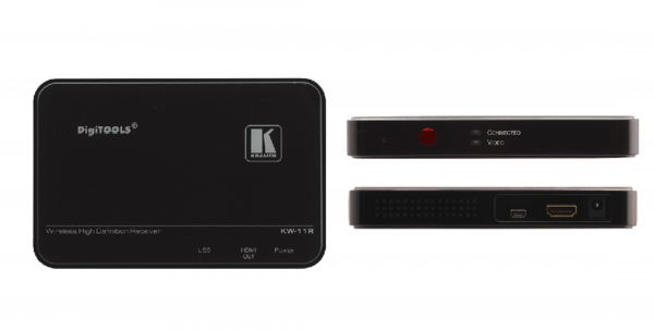 Transmissor e receptor sem fio áudio vídeo HDMI usado KRAMER KW-11