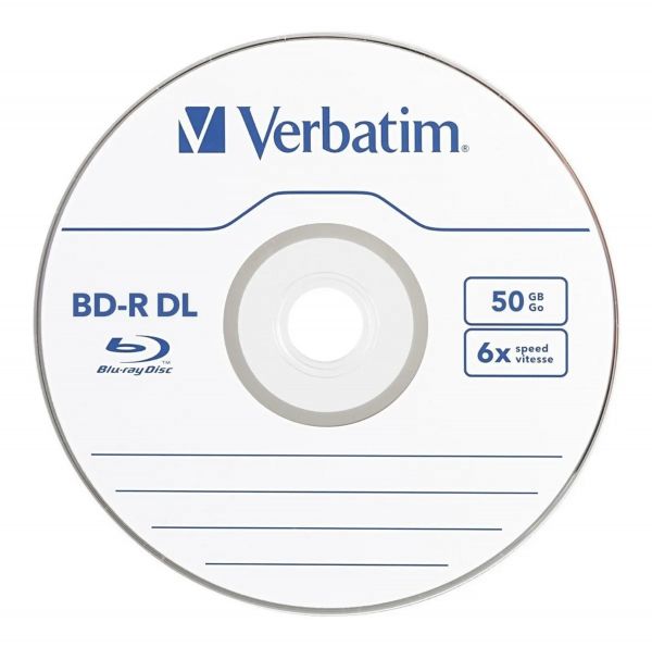 VERBATIM BDL-R 50GB  Mídia Blu-Ray 50Gb de 6x lisa dual layer  - foto 2