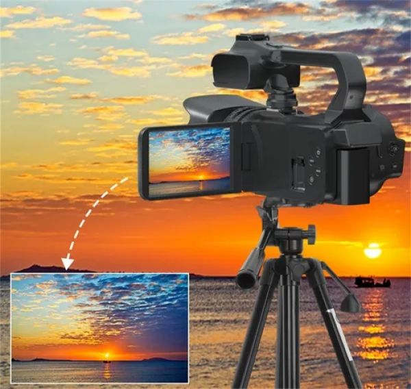 KOMERY RX-200 Filmadora 4K com 1CCD Ultra HD SDHC - foto 7