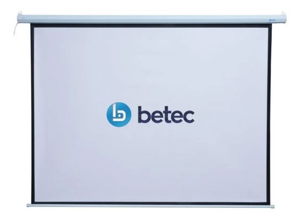 BETEC BT-4565 Tela elétrica 100’ projeção frontal 200x150 com controle remoto - foto 2