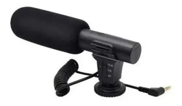 Microfone direcional com cabo P2 para filmadora/DSLR General Brand MIC-05