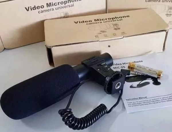 General Brand MIC-05 Microfone direcional com cabo P2 para filmadora/DSLR - foto 3