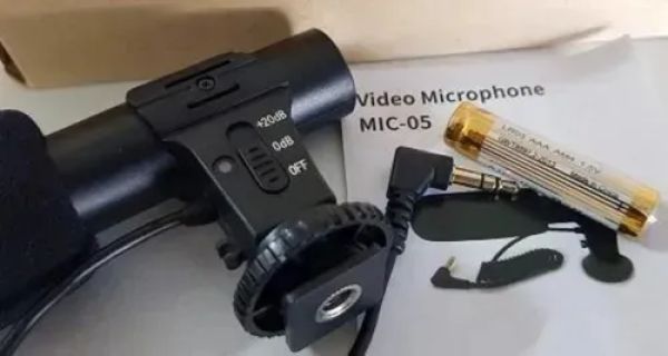 General Brand MIC-05 Microfone direcional com cabo P2 para filmadora/DSLR - foto 7