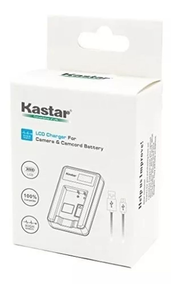 KASTAR CB-BP727 Carregador de Bateria digital duplo para Canon - foto 2