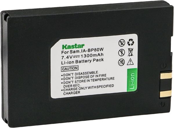 Bateria de alta capacidade para Samsung KASTAR IA-BP80W