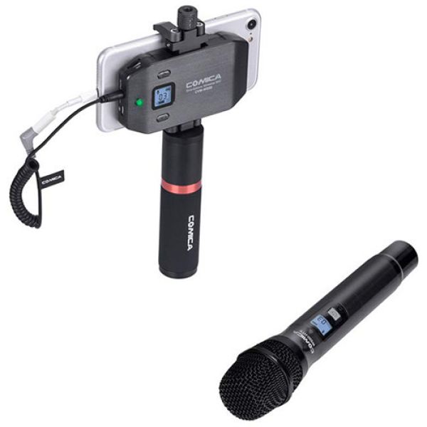 COMICA CVM-WS50H Microfone de entrevista sem fio para smartphones - foto 2