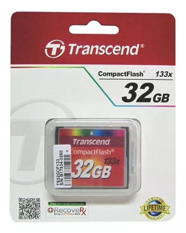 TRANSCEND CF 133X 32GB Cartão de memória Compactflash 133x - foto 2