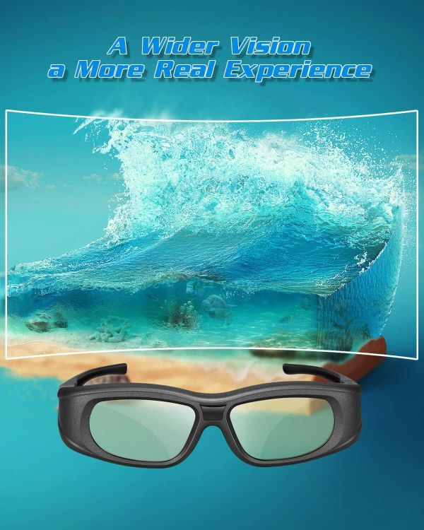 ELIKLIV 3D-EPSON Óculos 3D para utilização com projetores 3D - foto 8