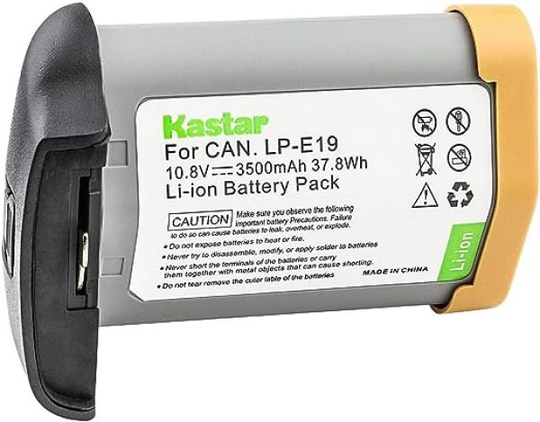 Bateria de alta capacidade para Canon KASTAR LP-E19